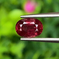 พลอย ทับทิม (Ruby Sapphire) 1.25 กะรัต (Cts.) พลอยแท้ อัญมณีมงคลประจําวันเกิด เครื่องประดับพลอย