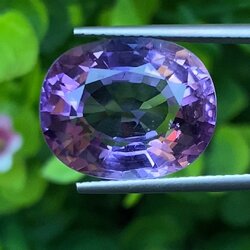 พลอย อเมทิส Amethyst 11.83 กะรัต (Cts.) พลอยแท้ อัญมณีมงคลประจําวันเกิด เครื่องประดับพลอย