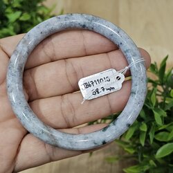 JB6711010 หยก พม่า แท้ Jade กำไลหยก 58.7 มม. (Jadeite bracelet) พม่า (Myanmar)