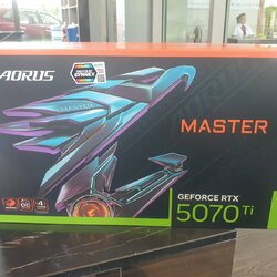 การ์ดจอ Asus Aorus Master Rtx 5070ti ประกันเหลือ ๆ จากซินเน็ค และ ไอแฮฟ