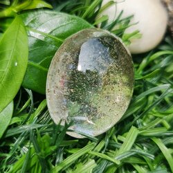 โป่งข่าม ควอตซ์ Rutilated Quartz 30.79กะรัต Cts. พลอยแท้ อัญมณีมงคลประจําวันเกิด เครื่องประดับพลอย
