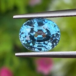 พลอย เพทาย (Zircon) 3.21 กะรัต (Cts.) พลอยแท้ อัญมณีมงคลประจําวันเกิด เครื่องประดับพลอย