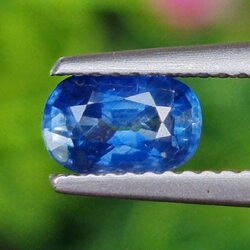 พลอย ไพลิน Blue Sapphire 1.09 กะรัต (Cts.) พลอยแท้ อัญมณีมงคลประจําวันเกิด เครื่องประดับพลอย