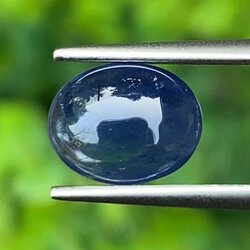 พลอย ไพลิน Blue Sapphire 2.09 กะรัต (Cts.) พลอยแท้ อัญมณีมงคลประจําวันเกิด เครื่องประดับพลอย