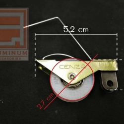 ชุดล้อมุ้งบานเลื่อน พลาสติก แบบมีตลับลูกปืน