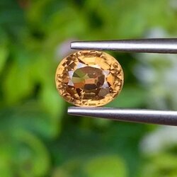 พลอย เพทาย (Zircon) 1.86 กะรัต (Cts.) พลอยแท้ อัญมณีมงคลประจําวันเกิด เครื่องประดับพลอย