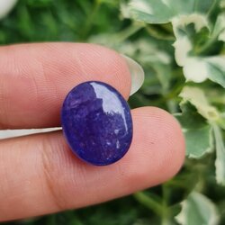 พลอย แทนซาไนท์ Tanzanite 11.26 กะรัต (Cts.) พลอยแท้ อัญมณีมงคลประจําวันเกิด เครื่องประดับพลอย