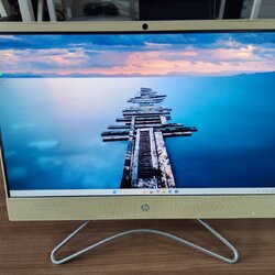 HP AIO 22-CO158d (i5-9400T/8GB/SSD 256GB/HDD 1TB) บอดี้เริ่มเหลือง แต่โดยรวมสวย