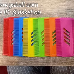 หวีเสนียดพลาสติกธรรมดา หลากสีเพื่อคุณหนูๆ