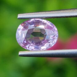 พลอย ชมพู พิ้ง แซฟไฟร์ Pink Sapphire 1.20 กะรัต (Cts.) พลอยแท้ อัญมณีมงคลประจําวันเกิด เครื่องประดับพลอย