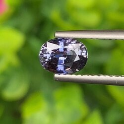 พลอย เพอเพิล แซฟไฟร์ สีม่วง Purple Sapphire ดิบ Unheated 1.14 กะรัต (Cts.) พลอยแท้ อัญมณีมงคลประจําวันเกิด เครื่องประดับพลอย