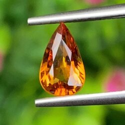 พลอย บุษราคัม Yellow Sapphire 1.00 กะรัต (Cts.) พลอยแท้ อัญมณีมงคลประจําวันเกิด เครื่องประดับพลอย