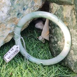 JB6711149 หยก พม่า แท้ Jade กำไลหยก 56.6 มม. (Jadeite bracelet) พม่า (Myanmar)