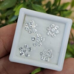 พลอย เพทาย Natural Zircon 3.0 กะรัต (Cts.) 33 เม็ด (Pcs.) พลอยแท้ อัญมณีมงคลประจําวันเกิด เครื่องประดับพลอย