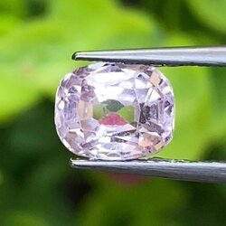 พลอย ชมพู พิ้ง แซฟไฟร์ Pink Sapphire 1.66 กะรัต (Cts.) พร้อมใบเซอร์ พลอยแท้ อัญมณีมงคลประจําวันเกิด เครื่องประดับพลอย