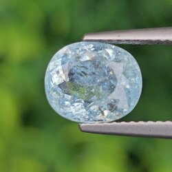 พลอย พาไรบ้า ทัวร์มาลีน Paraiba Tourmaline 3.25 กะรัต (Cts.) พร้อมใบเซอร์ พลอยแท้อัญมณีมงคล ประจําวันเกิด เครื่องประดับพลอย