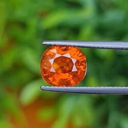 พลอย บุษราคัม yellow sapphire 4.19 กะรัต (Cts.) พลอยแท้ อัญมณีมงคลประจําวันเกิด เครื่องประดับพลอย