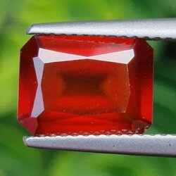 พลอย เฮลโซไนท์ การ์เน็ท Hessonite Garnet 3.66 กะรัต (Cts.) ดิบ Unheated พลอยแท้อัญมณีมงคล ประจําวันเกิด เครื่องประดับพลอย