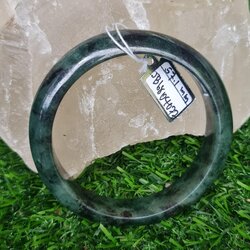 JB6804077 หยก พม่า แท้ Jade กำไลหยก 57.1 มม. (Jadeite bracelet) พม่า (Myanmar)