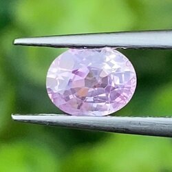 พลอย ชมพู ซีลอน พิ้ง แซฟไฟร์ Ceylon Pink Sapphire 1.02 กะรัต (Cts.) พร้อมใบเซอร์ พลอยแท้ อัญมณีมงคลประจําวันเกิด เครื่องประดับพลอย