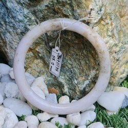 JB6711135 หยก พม่า แท้ Jade กำไลหยก 58.2 มม. (Jadeite bracelet) พม่า (Myanmar)