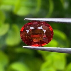 พลอย ทับทิม ซองเจีย Songea Ruby Sapphire 1.41 กะรัต (Cts.) พลอยแท้ อัญมณีมงคลประจําวันเกิด เครื่องประดับพลอย