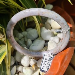 JB6711074 หยก พม่า แท้ Jade กำไลหยก 58.0 มม. (Jadeite bracelet) พม่า (Myanmar)