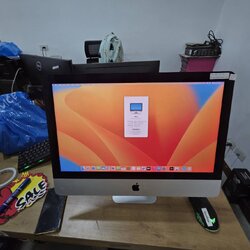 Apple iMac 2017 21.5" 4K (i5-7400/8GB/HDD 1TB/Pro 555 2GB) จอออกชมพูเส้นบางมาก ๆๆ แทบไม่เห็น