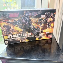 Bandai HGUC 1/144 MS-06R-1A Zaku II Principality Of Zeon Mass Productive MoBile Suit