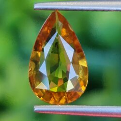 พลอย บุษราคัม yellow sapphire 1.62 กะรัต (Cts.) พลอยแท้ อัญมณีมงคลประจําวันเกิด เครื่องประดับพลอย