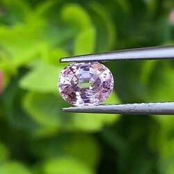 พลอย ชมพู พิ้ง แซฟไฟร์ Pink Sapphire 0.91 กะรัต (Cts.) พลอยแท้ อัญมณีมงคลประจําวันเกิด เครื่องประดับพลอย