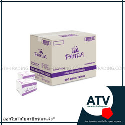 PANDA กระดาษเช็ดปาก POP-UP 1ply 200 แผ่น 120แพ็ค/ลัง