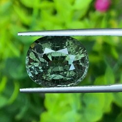 พลอย ทัวร์มาลีน Tourmaline 8.52 กะรัต (Cts.) พลอยแท้อัญมณีมงคล ประจําวันเกิด เครื่องประดับพลอย