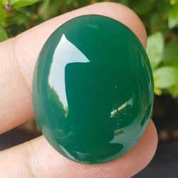 พลอย โมรา Natural Chalcedony 16.8 กะรัต (Cts.) พลอยแท้ อัญมณีมงคลประจําวันเกิด เครื่องประดับพลอย