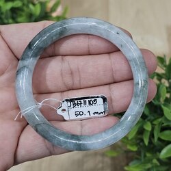 JB6711105 หยก พม่า แท้ Jade กำไลหยก (Jadeite bracelet) พม่า (Myanmar) 50.1 มม.