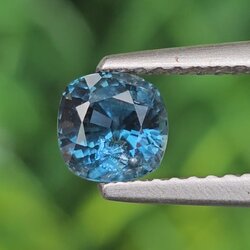 พลอย ไพลิน blue sapphire 1.06 กะรัต (Cts.) พลอยแท้ อัญมณีมงคลประจําวันเกิด เครื่องประดับพลอย