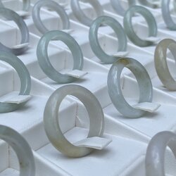 แหวนหยก (jadeite) Size 60 หยก พม่า แท้ (Myanmar Jade) Type A