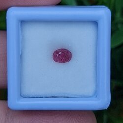 พลอย ชมพู พิ้ง แซฟไฟร์ Pink Sapphire 0.78 กะรัต (Cts.) พลอยแท้ อัญมณีมงคลประจําวันเกิด เครื่องประดับพลอย