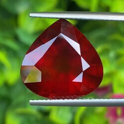 พลอย เฮลโซไนท์ การ์เน็ท Hessonite Garnet 10.25 กะรัต (Cts.) ดิบ Unheated พลอยแท้อัญมณีมงคล ประจําวันเกิด เครื่องประดับพลอย