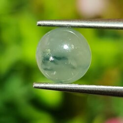 หยกพม่าเจียรนัย (Burmese jade ) 1.78 กะรัต หยกแท้ อัญมณีมงคลประจําวันเกิด เครื่องประดับหยก