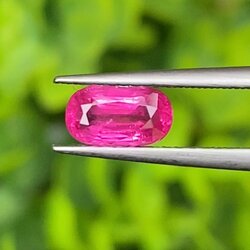 พลอย ทับทิม (Ruby Sapphire) 1.06 กะรัต (Cts.) พลอยแท้ อัญมณีมงคลประจําวันเกิด เครื่องประดับพลอย