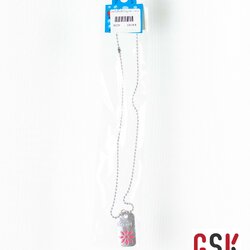 สร้อยคอเงิน+จี้เหล็กใหญ่