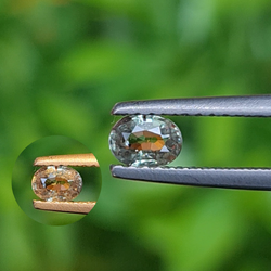 พลอย อเล็กซานไดร์ (Natural Alexandrite Chrysoberyl) 0.30 กะรัต (Cts.) ดิบ (Unheated) พร้อมใบเซอร์ พลอยแท้ อัญมณีมงคลประจําวันเกิด เครื่องประดับพลอย