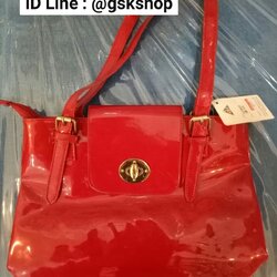 กระเป๋าแฟชั่นเกาหลีสีแดง