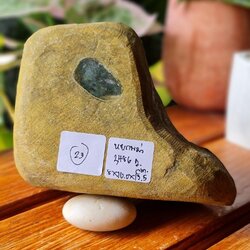 JRN023 ก้อน หยกพม่า ดิบ Burmese Jadeite Rough 2,486 กรัม (Grams.) หยกแท้ อัญมณีมงคลประจําวันเกิด เครื่องประดับหยก