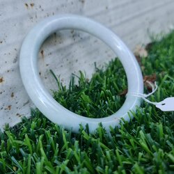 JT6711214 หยก พม่า แท้ Jade กำไลหยก 49.7 มม. (Jadeite bracelet) พม่า (Myanmar)