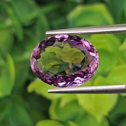 พลอย อเมทิส Amethyst 5.29 กะรัต (Cts.) พลอยแท้ อัญมณีมงคลประจําวันเกิด เครื่องประดับพลอย