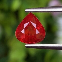 พลอย ทับทิม ซองเจีย Songea Ruby Sapphire 1.86 กะรัต (Cts.) พลอยแท้ อัญมณีมงคลประจําวันเกิด เครื่องประดับพลอย