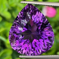 พลอย อเมทิส Amethyst 22.85 กะรัต (Cts.) พลอยแท้ อัญมณีมงคลประจําวันเกิด เครื่องประดับพลอย