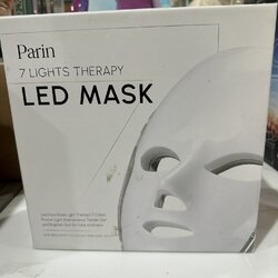 Parin LED MASK 7 สี หน้ากากมาสก์หน้า นวัตกรรมแสง บำบัดผิว ประสิทธิภาพส่งตรงจากคลินิก ครอบคลุมทั้งผิวหน้าและลำคอ